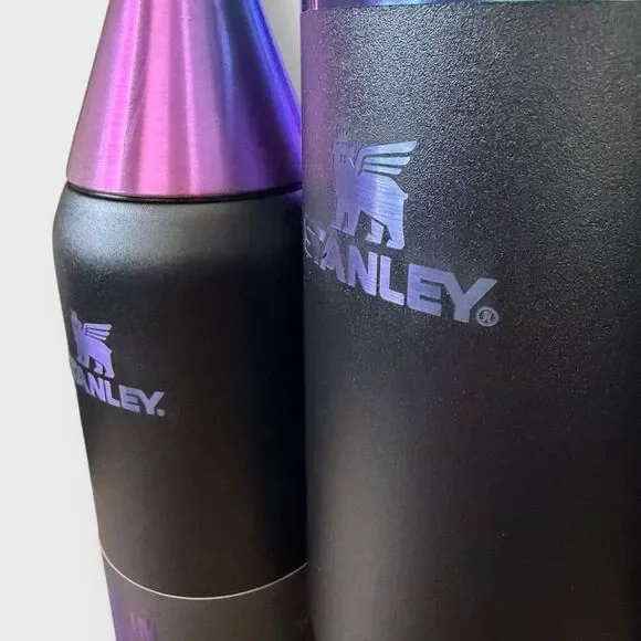 Stanley Black Chroma 20 oz All Day Slim Bottle /30 oz Quencher H2O Tumbler (b) - Picture 5 of 10
